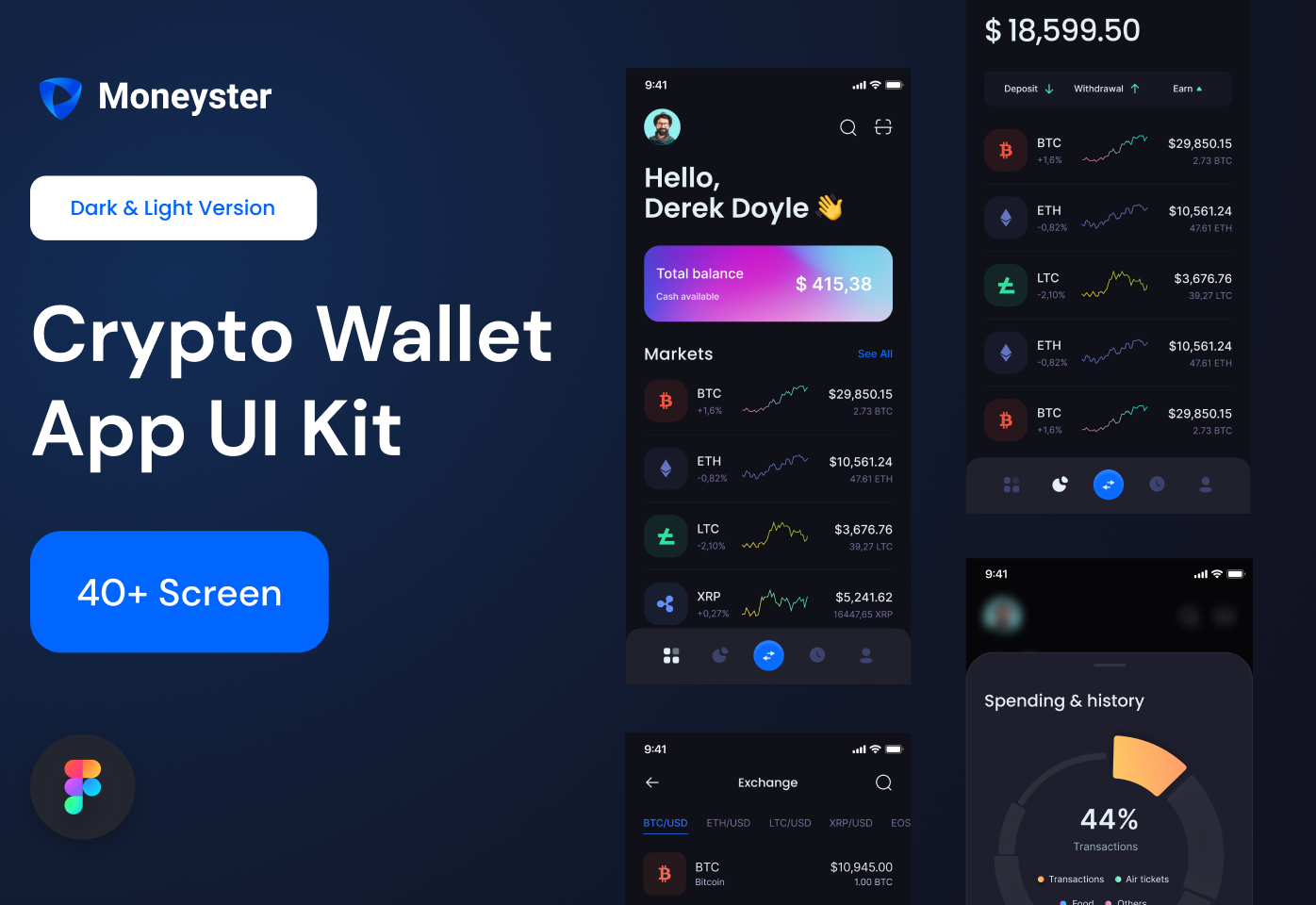 Crypto Wallet App Design