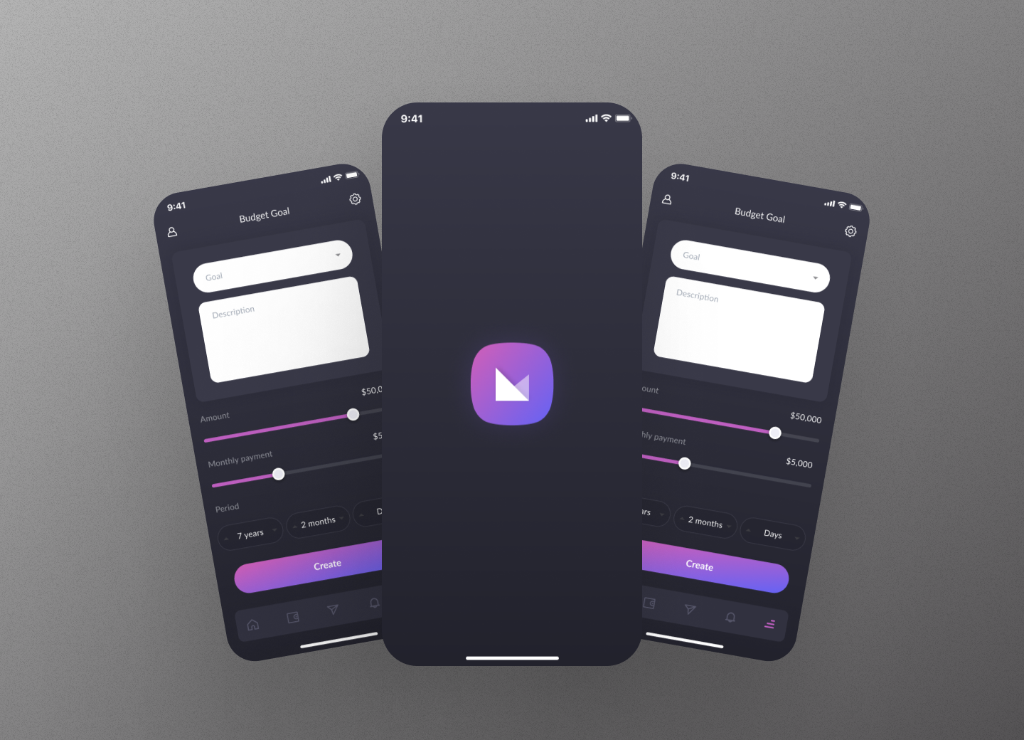 Modern Mobile Banking & Finance App UI Design