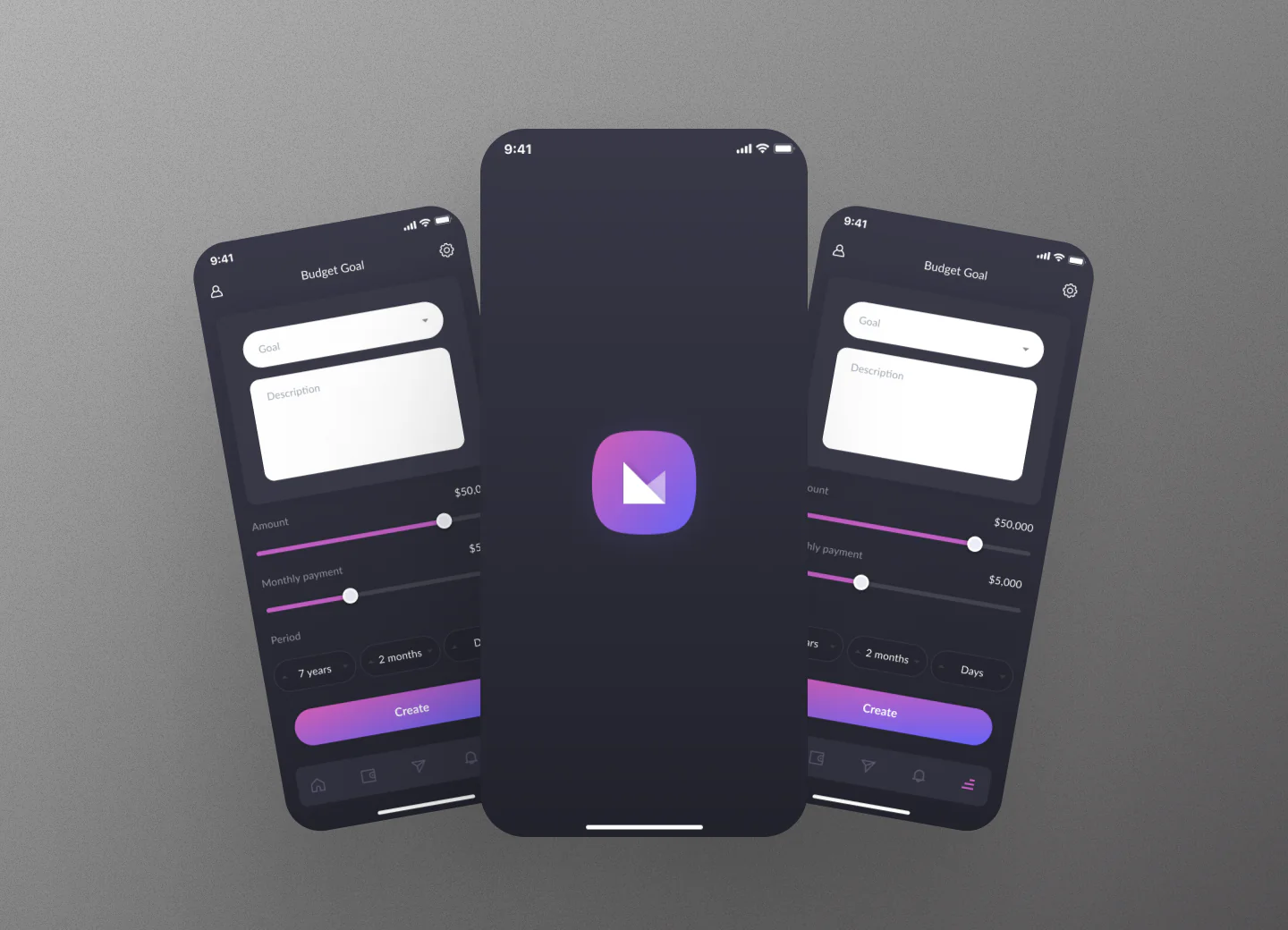 Modern Mobile Banking & Finance App UI Design