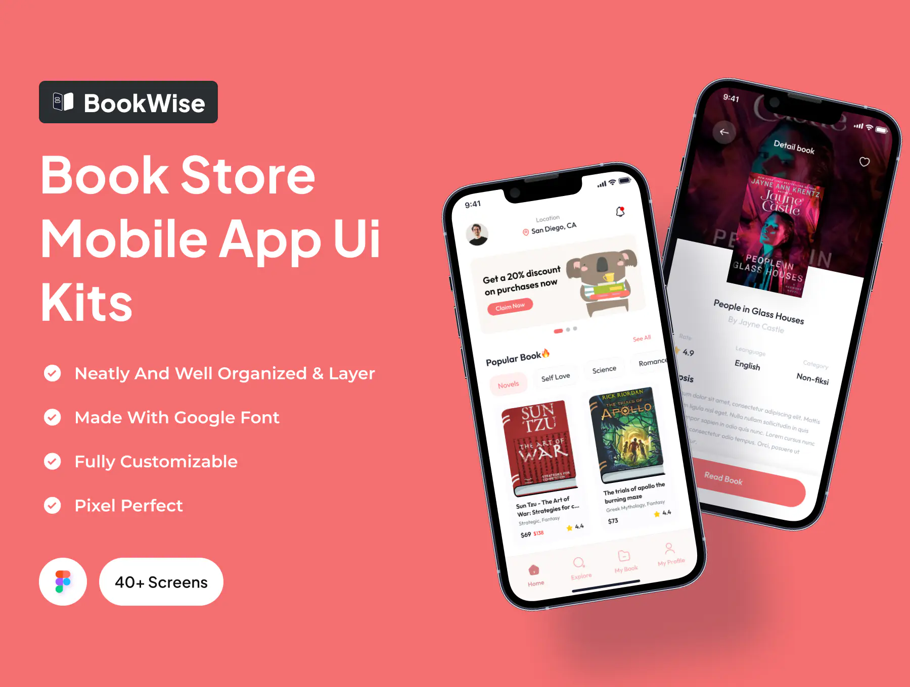 Book Store mobile app uiki