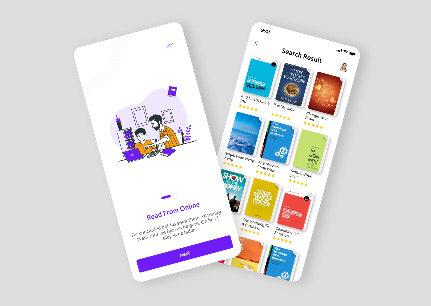 Book Rading app