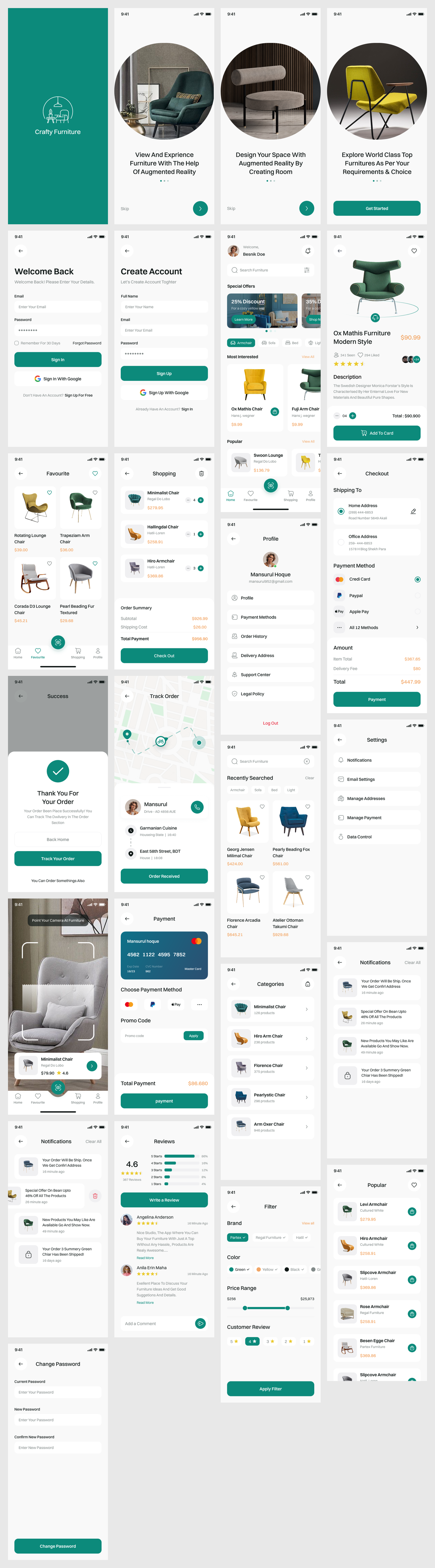 Furniture App  Design