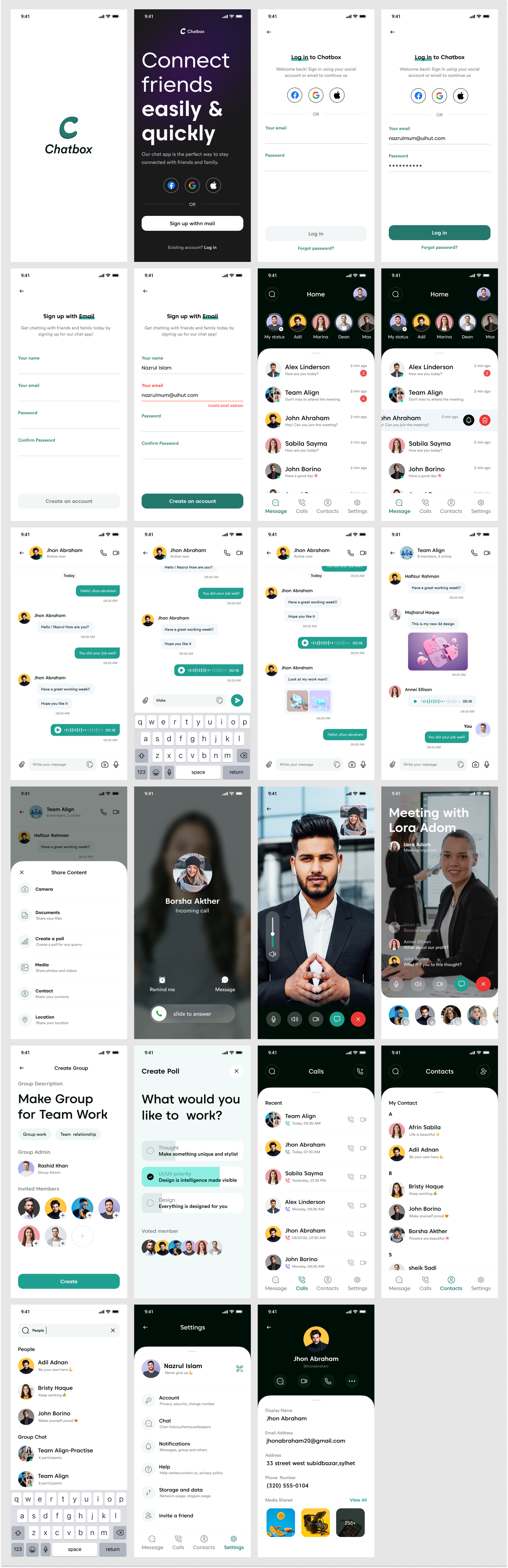 Chatting App Design