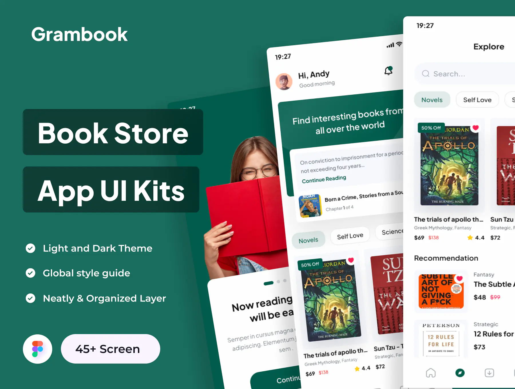 Book Store mobile app uikit