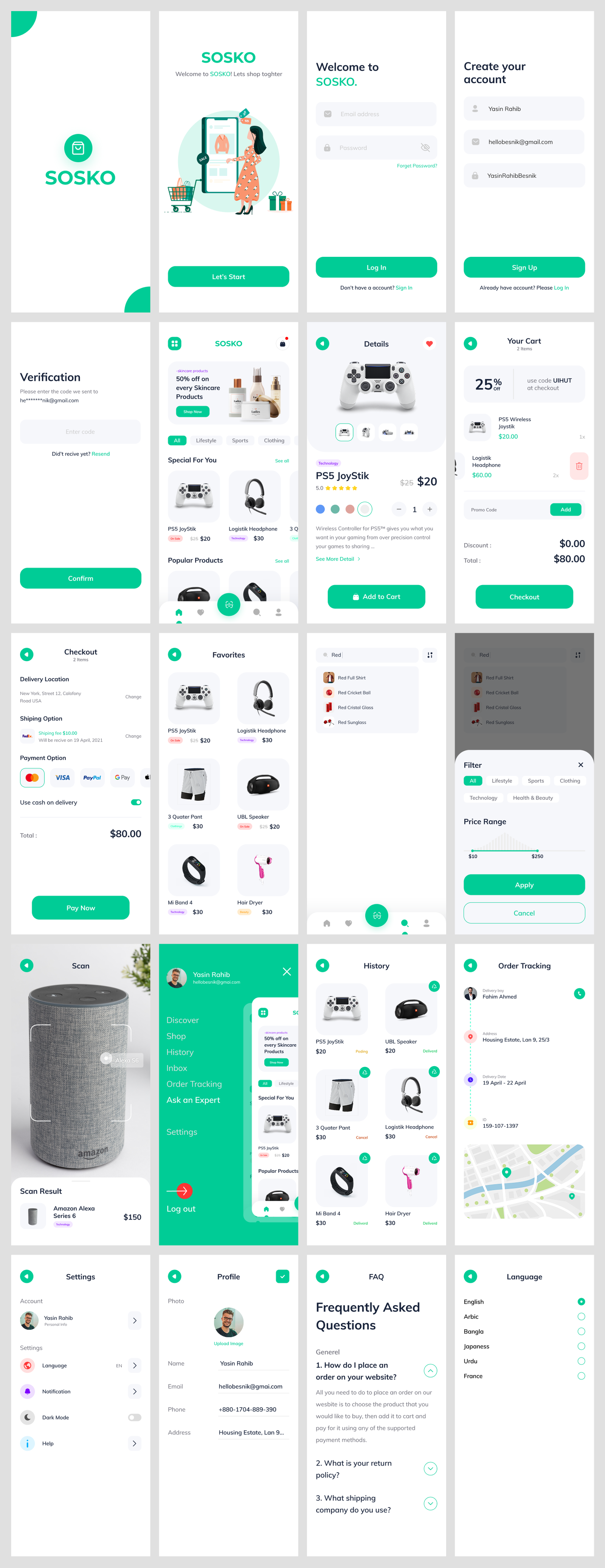Ecommerce App Design