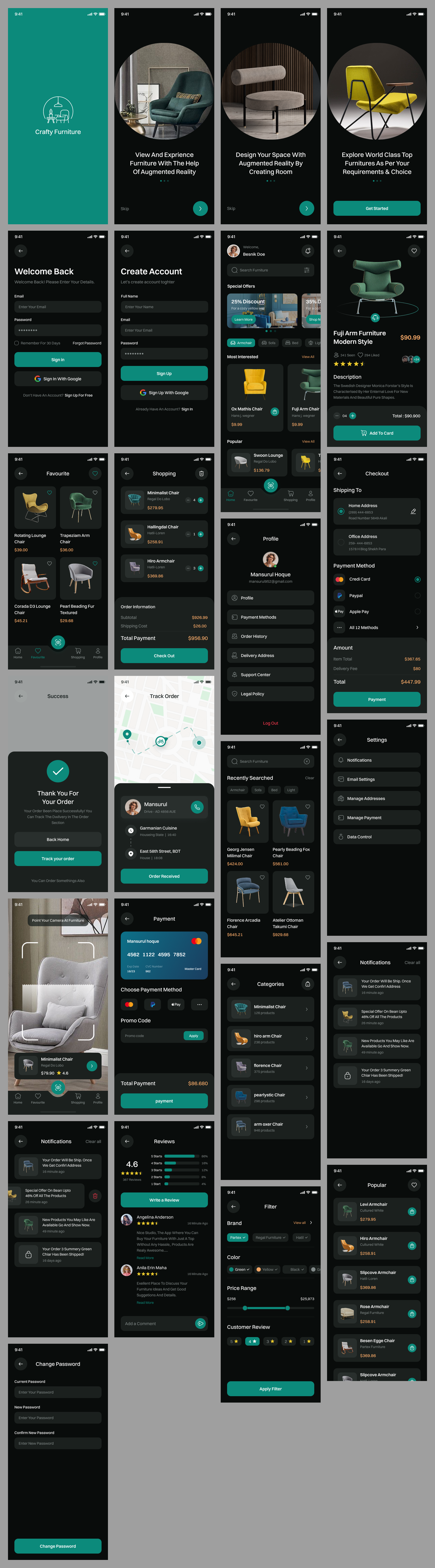 Furniture App  Design