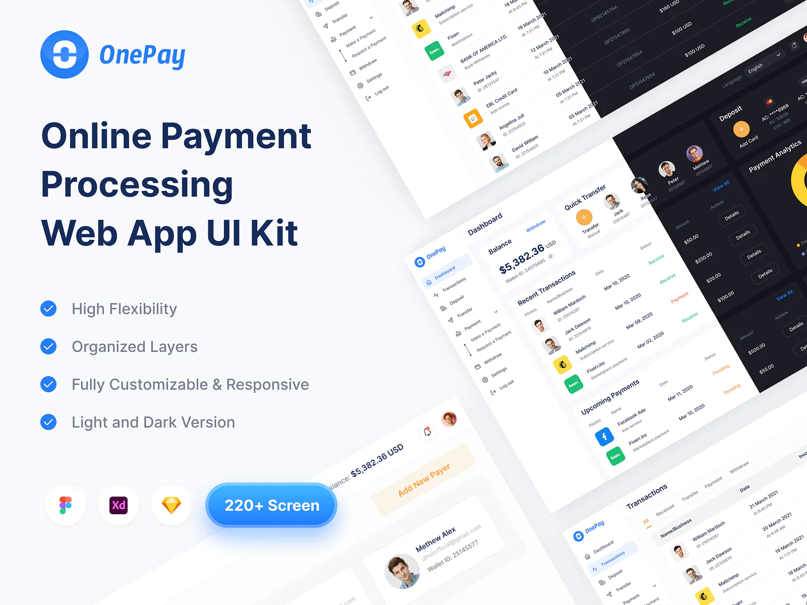 Online Payment Processing Web App Design