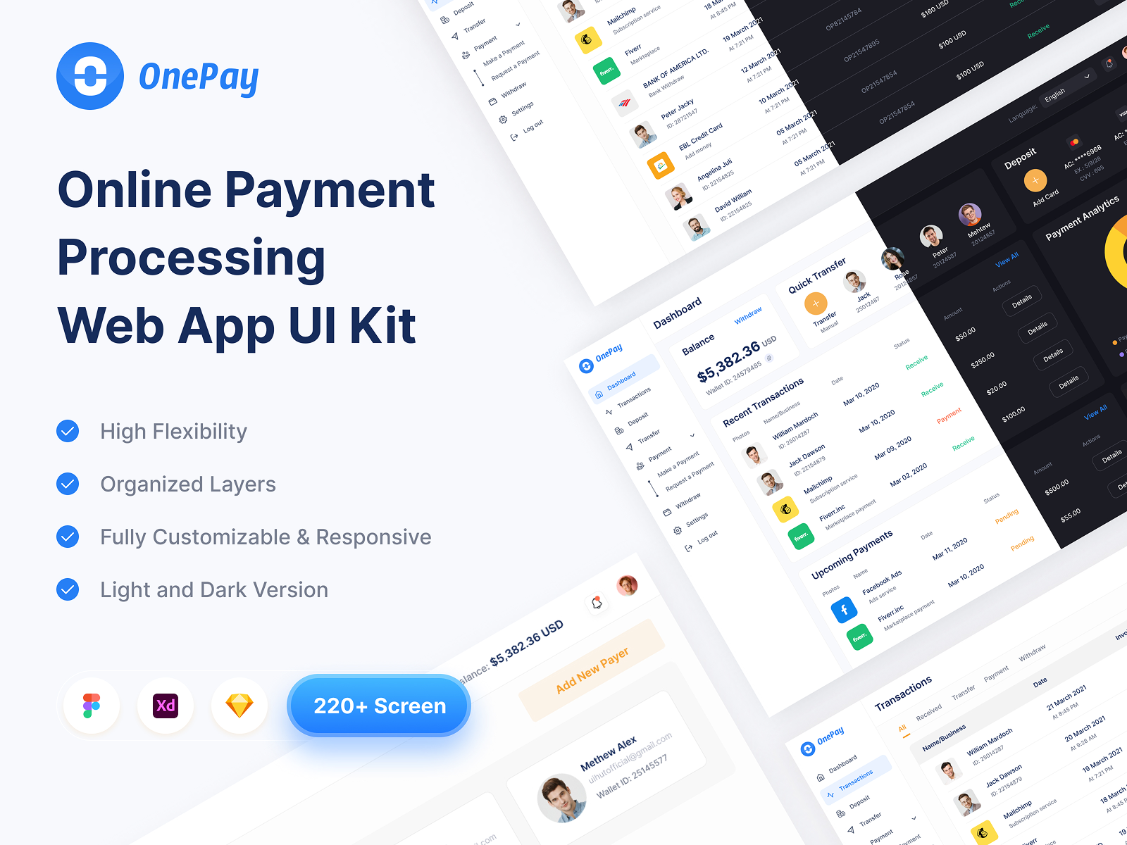 Online Payment Processing Web App Design