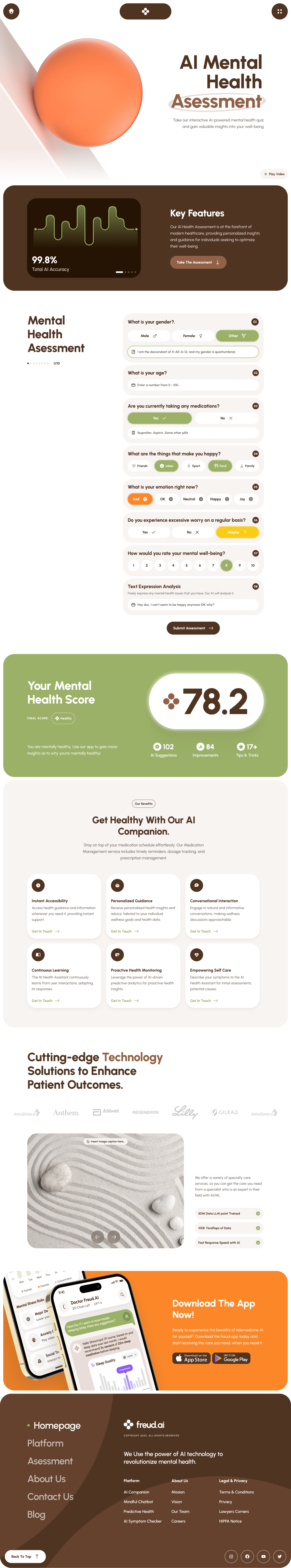 Ai mental health website