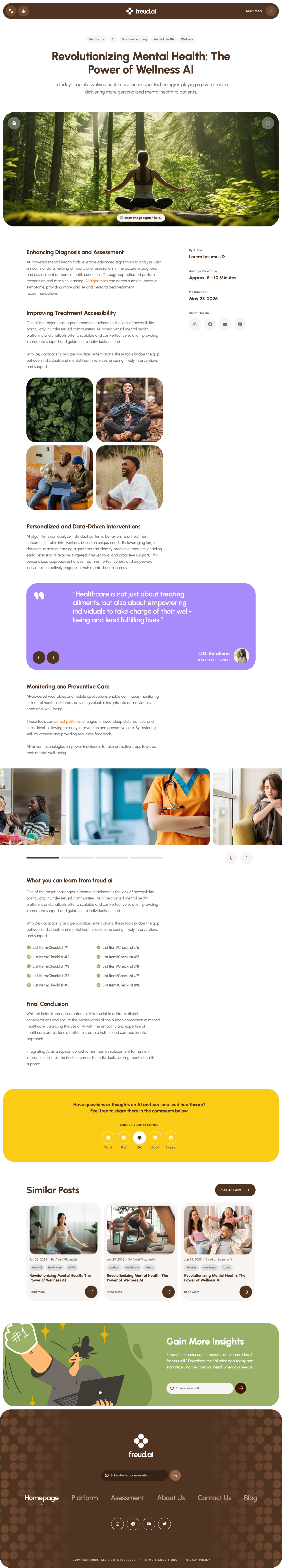 Ai mental health website