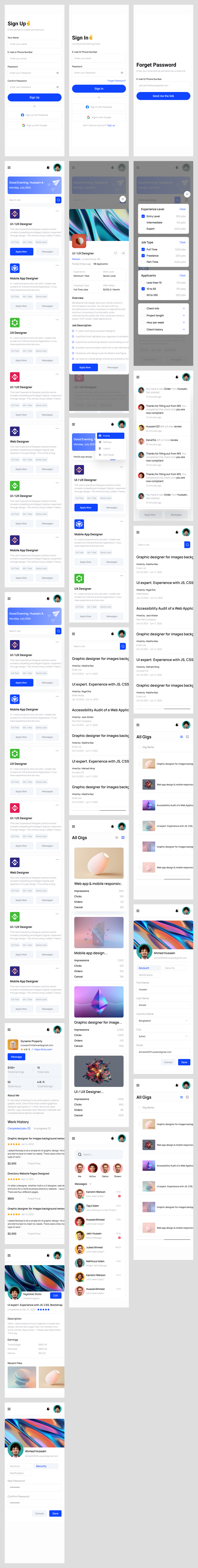 Freelancer Management Dashboard