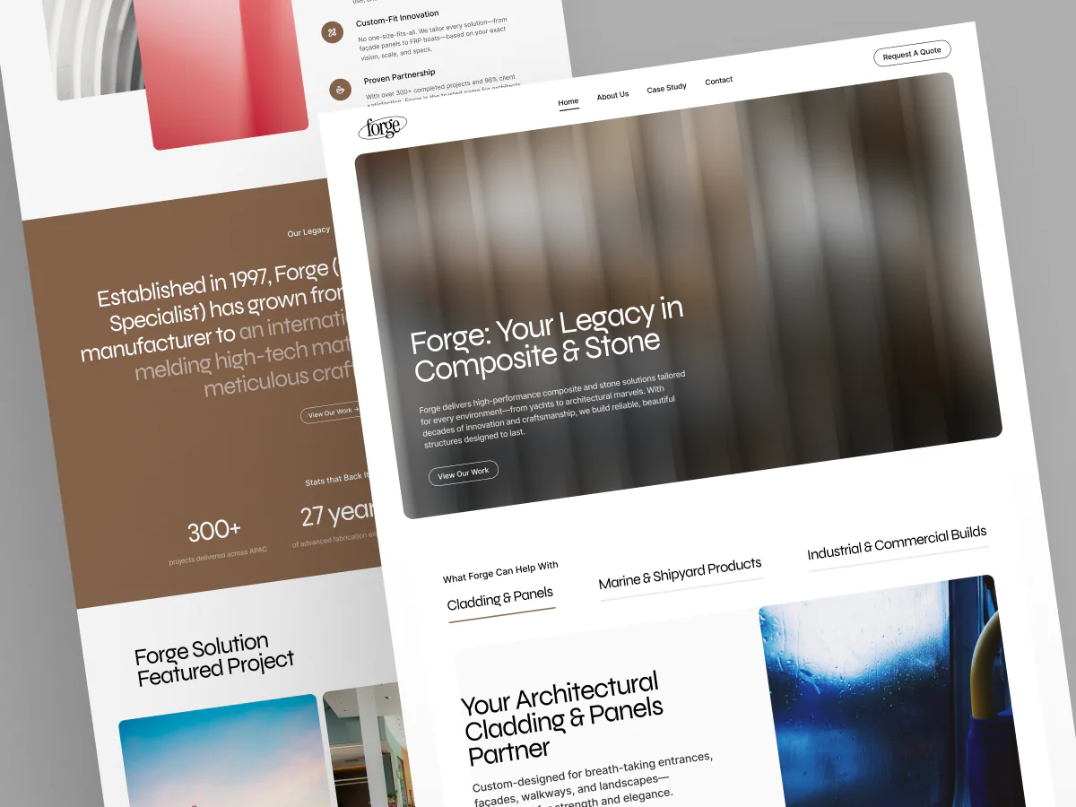 Industrial & Architecture Website Design