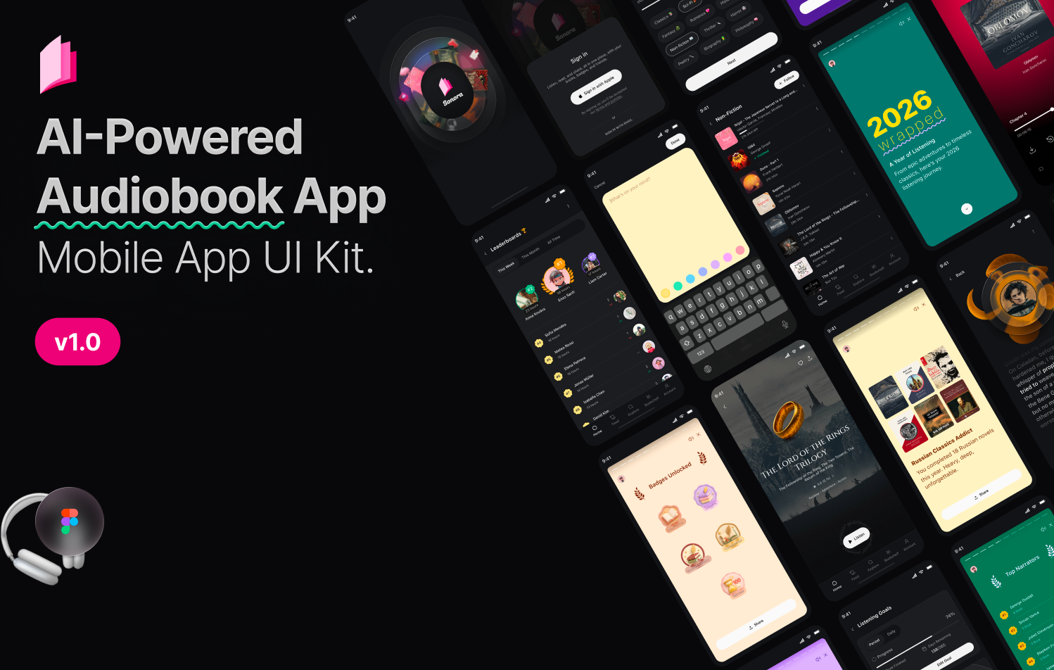 AI-Powered Audiobook App Design