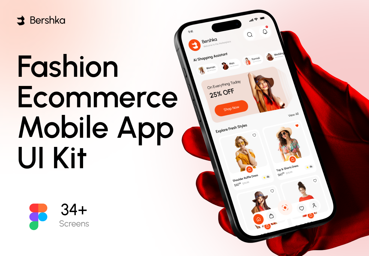 Fashion Ecommerce Mobile App Design