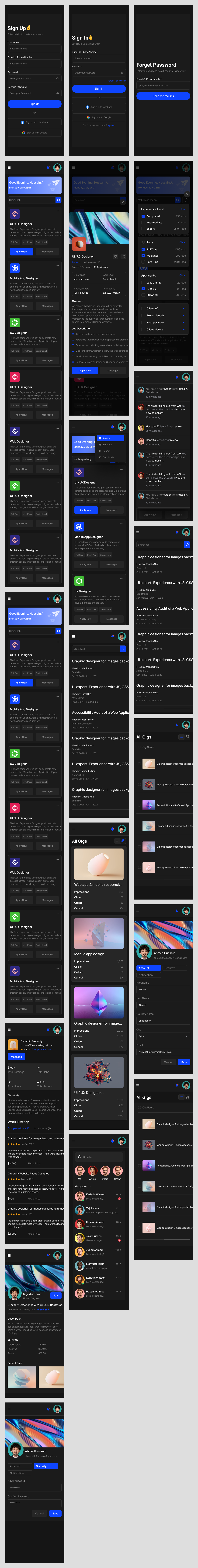 Freelancer Management Dashboard