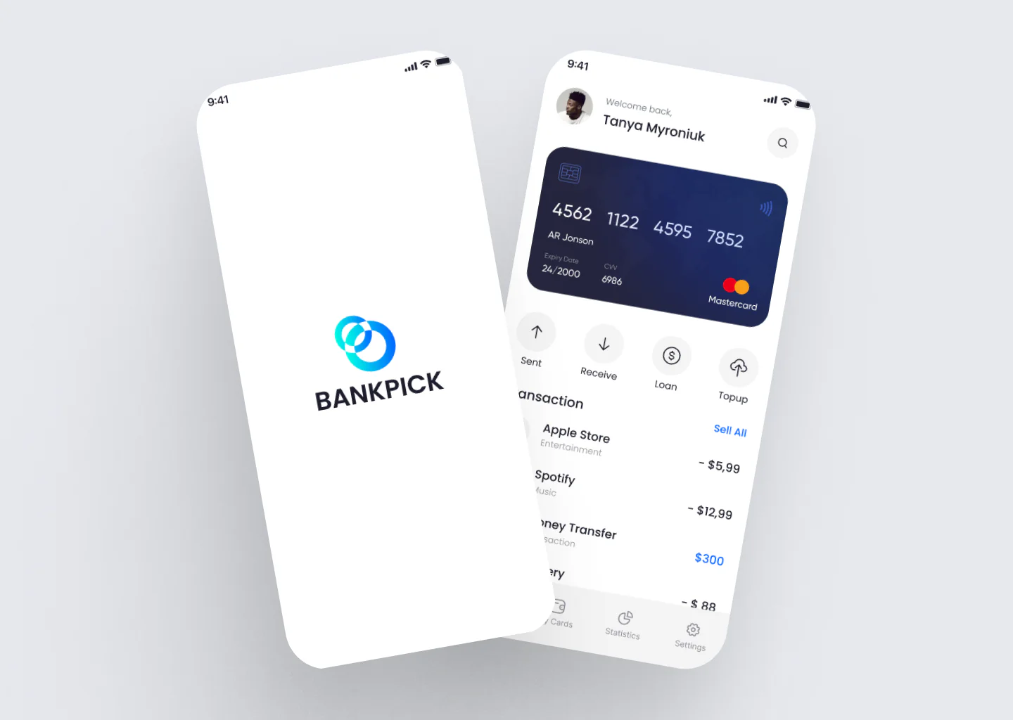 Mobile Banking App Design