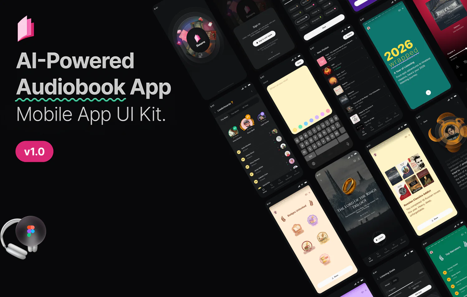 AI-Powered Audiobook App Design