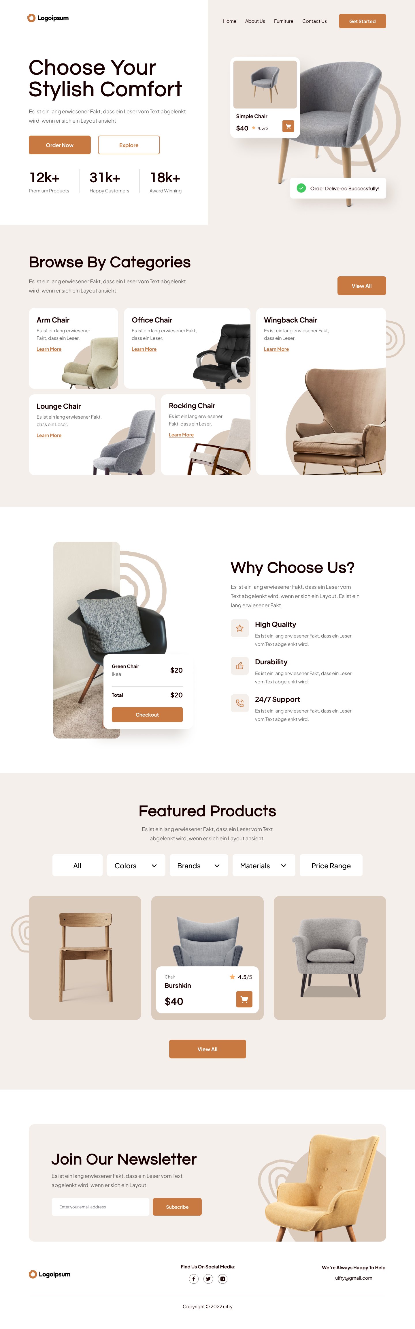 Find Your Ideal Chair for Ultimate Comfort