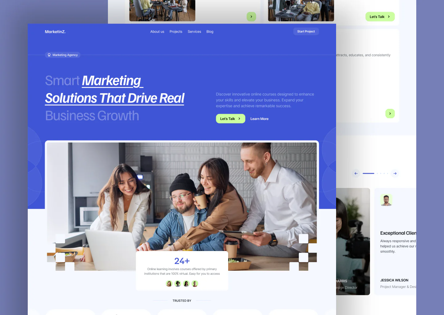Marketing Landing page design