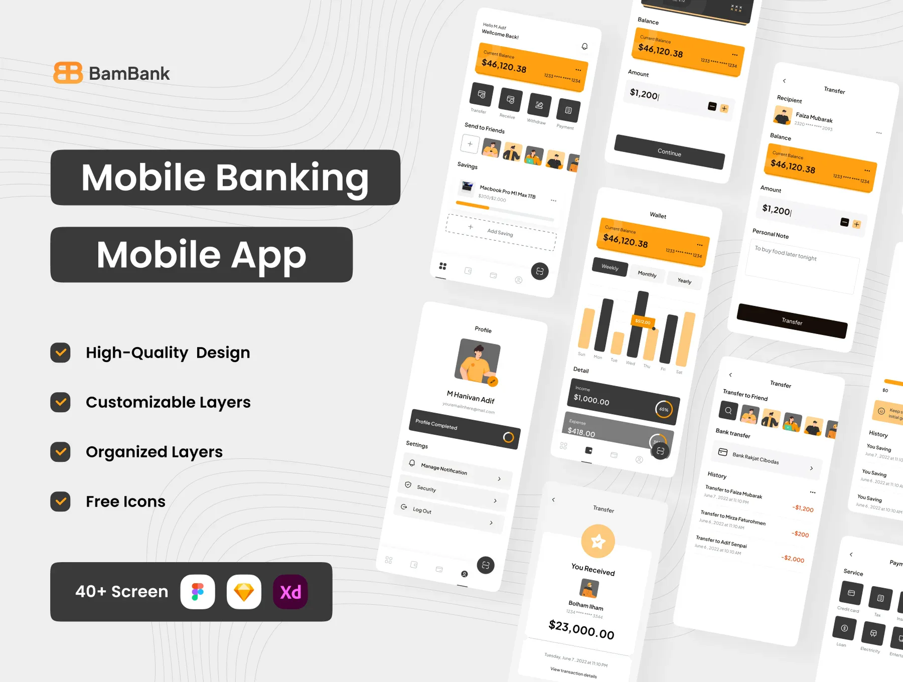 Modern Fintech App UI – Smart, Secure & Minimal