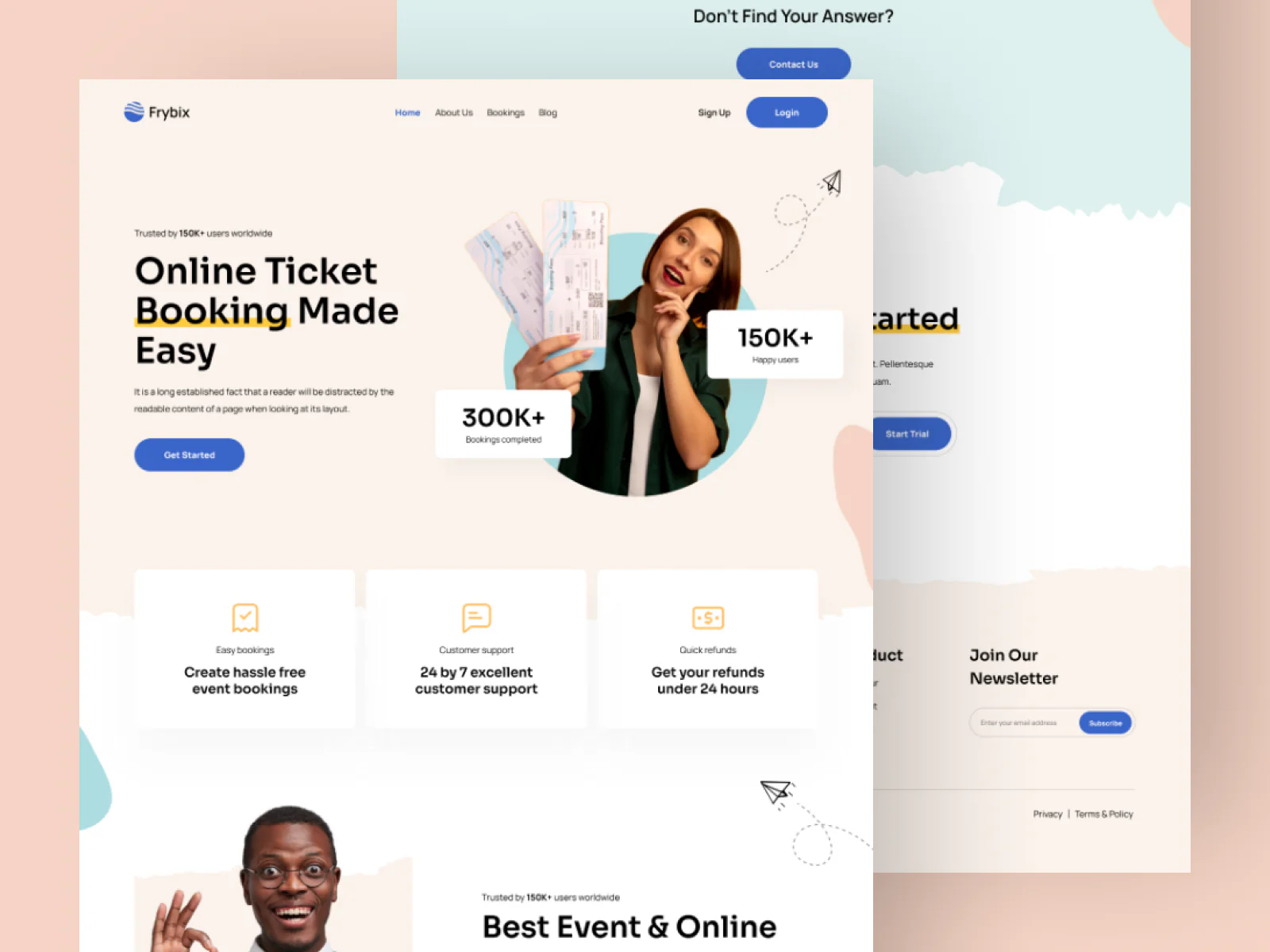 Effortless Online Ticket Booking with Frybix