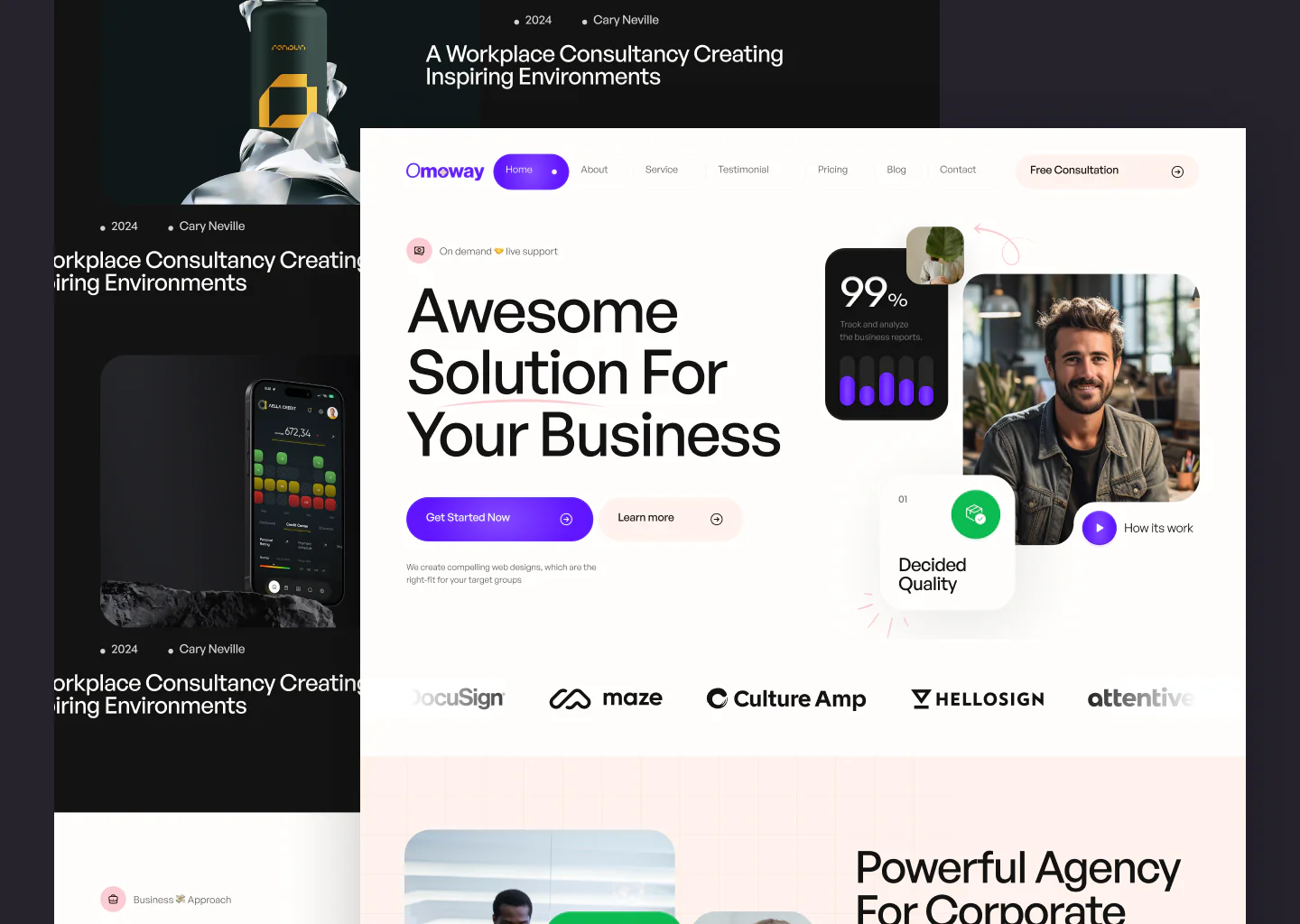 Business Landing page design