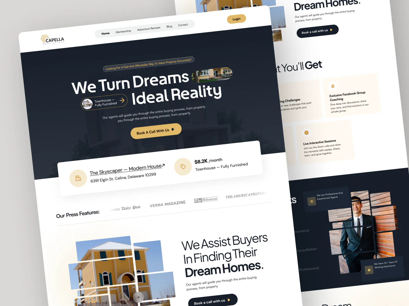 Real Estate Landing Page