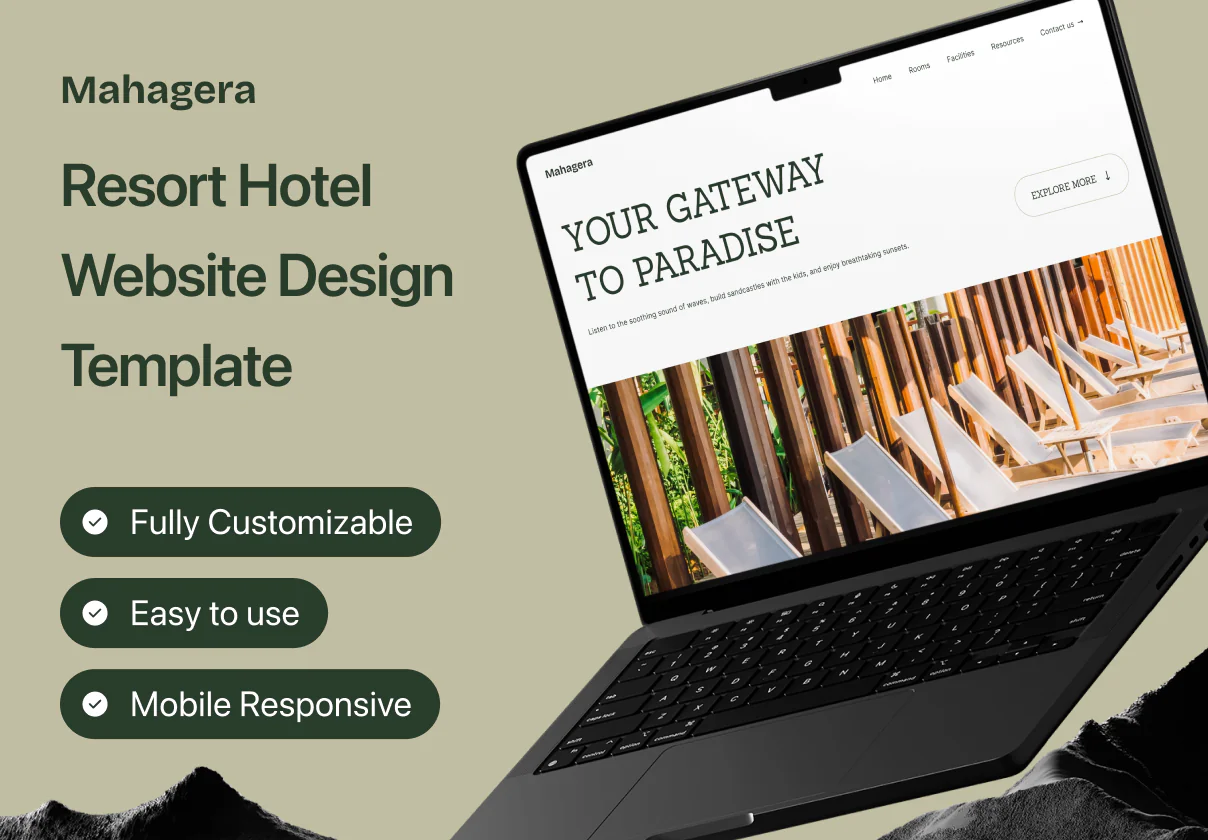 Resort Hotel Website Design