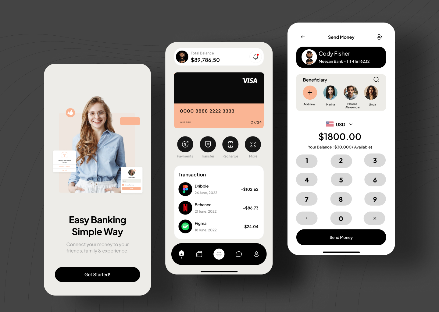 Banking App design