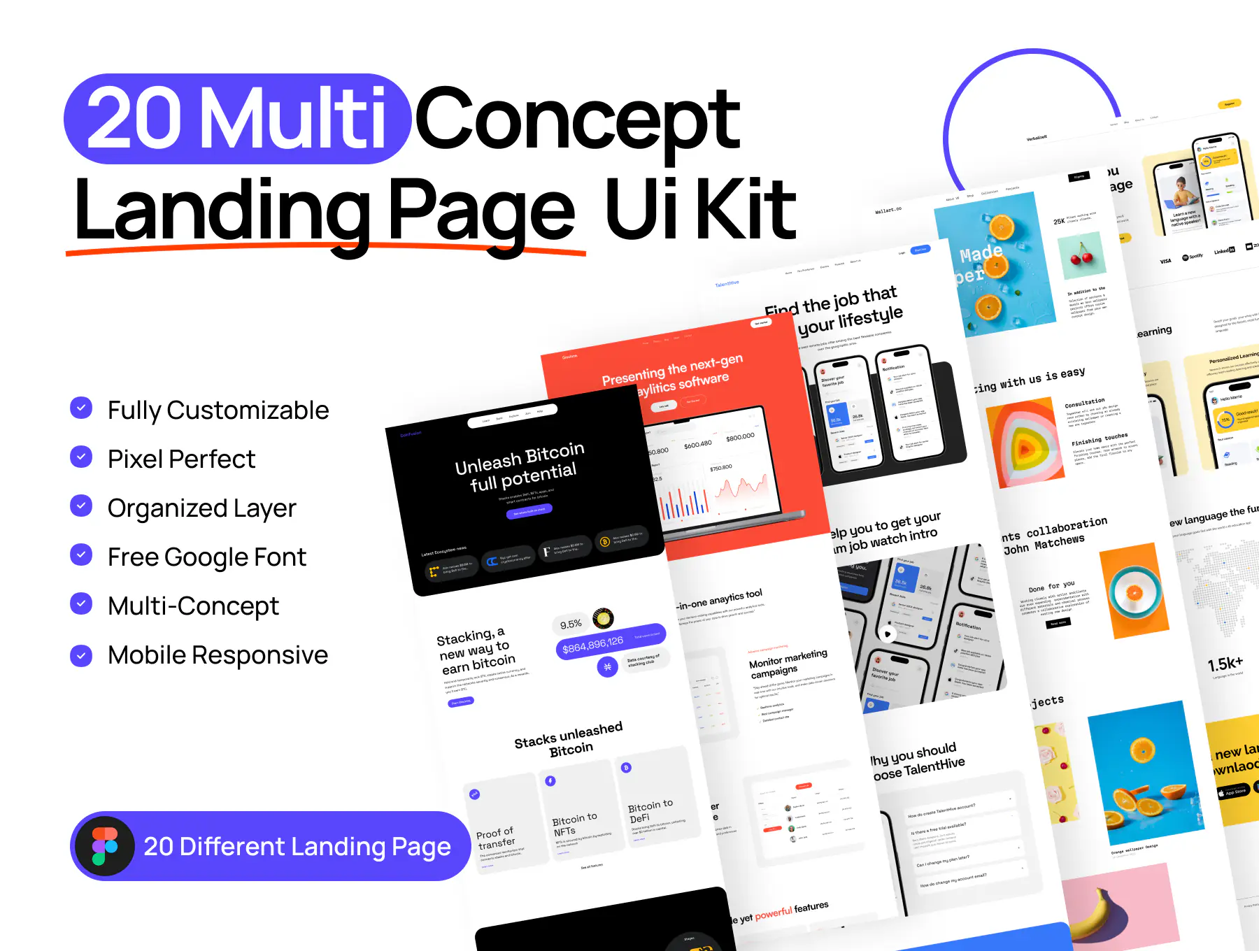 Ui Kit  Landing Pages