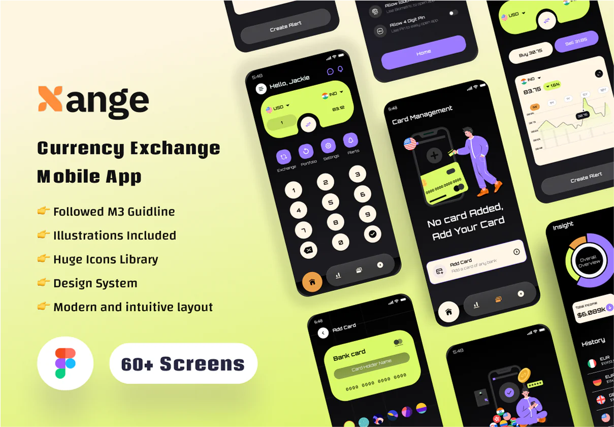 Innovative Fintech App UI Design Collection