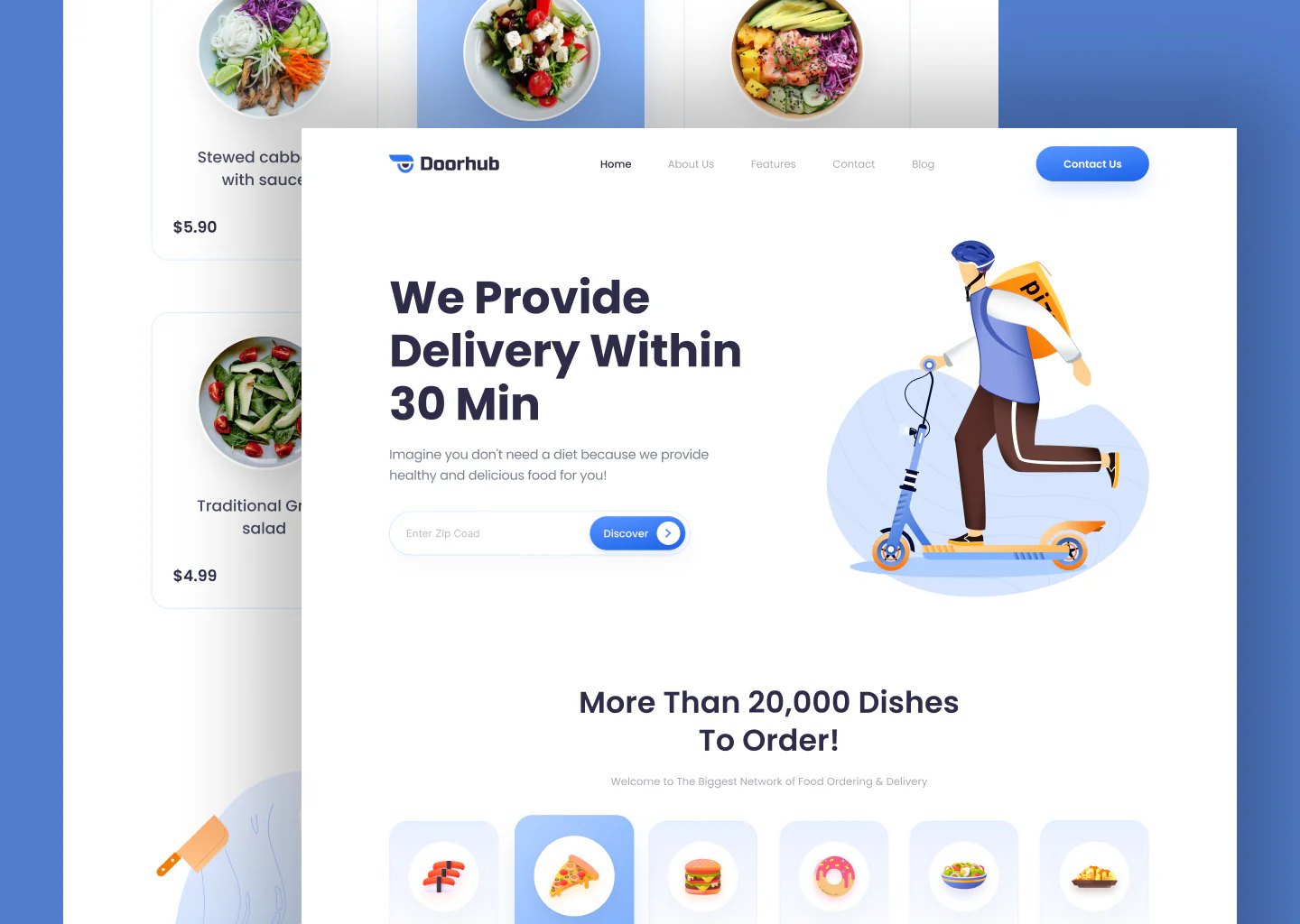 Fast & Fresh Food Delivery with Doorhub