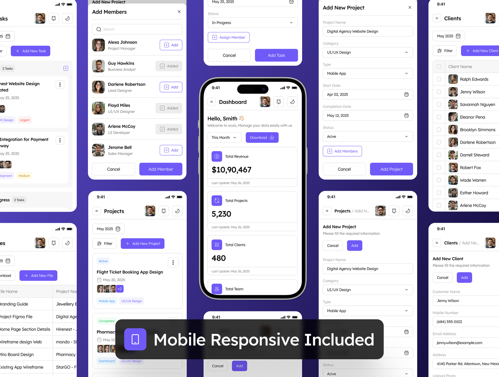 CRM Dashboard  Design