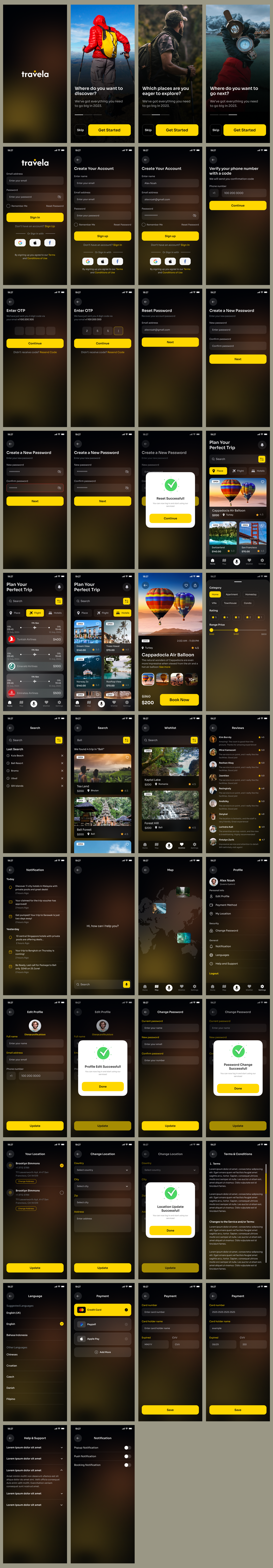 Travel &  Booking App Design